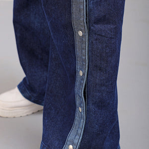 Women's Solid Flared High Rise Five Pocket Jeans