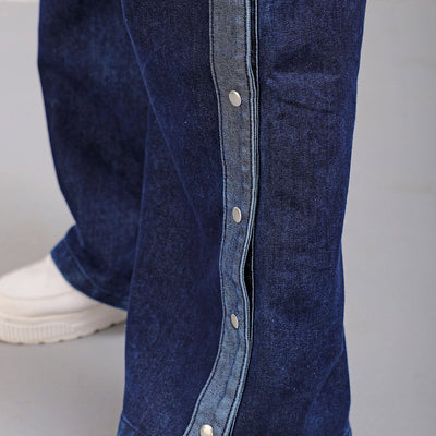 Women's Solid Flared High Rise Five Pocket Jeans