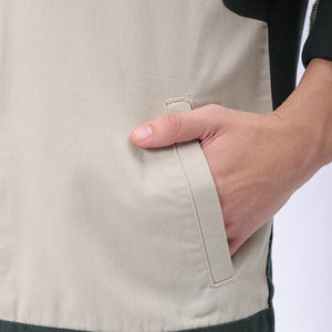 Men's Green Regular Fit Mix & Match Overshirt