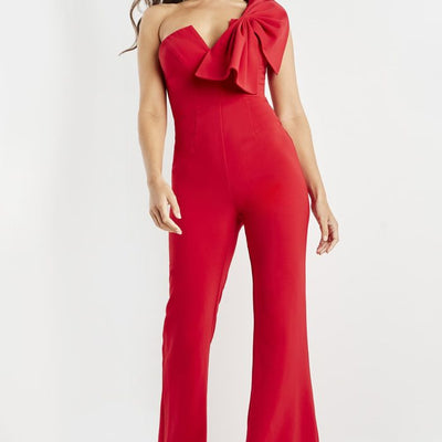 Jovani 09525 Long Fitted Evening Formal Jumpsuit