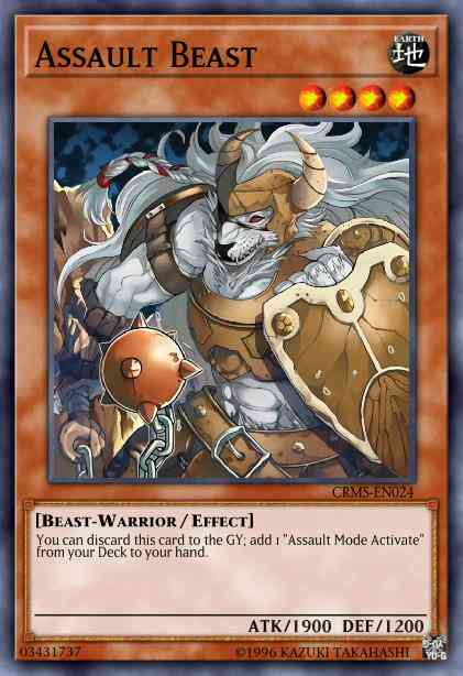 Assault Beast - CRMS-EN024 - Rare - Unlimited