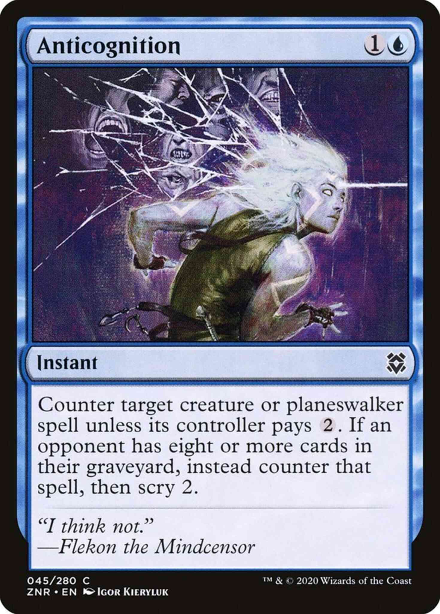 Anticognition [45] [Zendikar Rising] [Non-Foil]