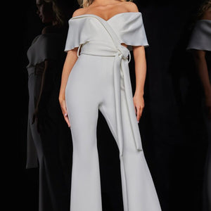 Jovani 09726 Long Formal High Waist Jumpsuit