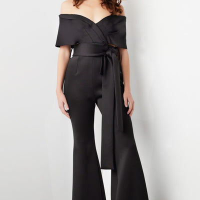 Jovani 09726 Long Formal High Waist Jumpsuit
