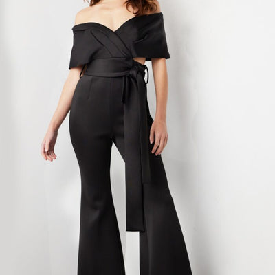 Jovani 09726 Long Formal High Waist Jumpsuit