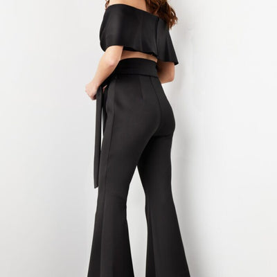 Jovani 09726 Long Formal High Waist Jumpsuit
