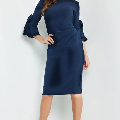 Jovani 09775 Short Evening Ruffle Cocktail Dress