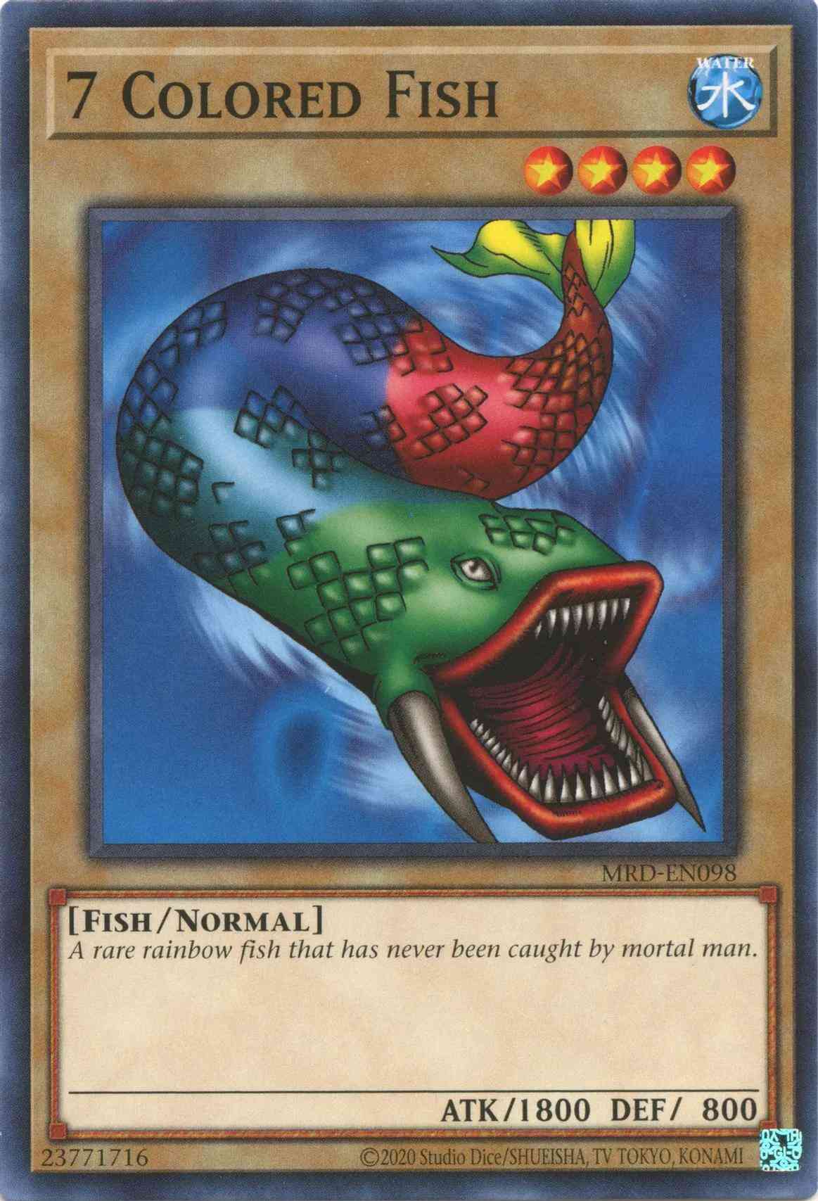 7 Colored Fish - 25th Anniversary - MRD-EN098 - Common - Unlimited