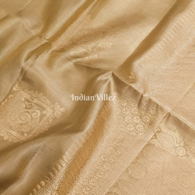 Moss Green South Handloom Kanjivaram Soft Silk Saree