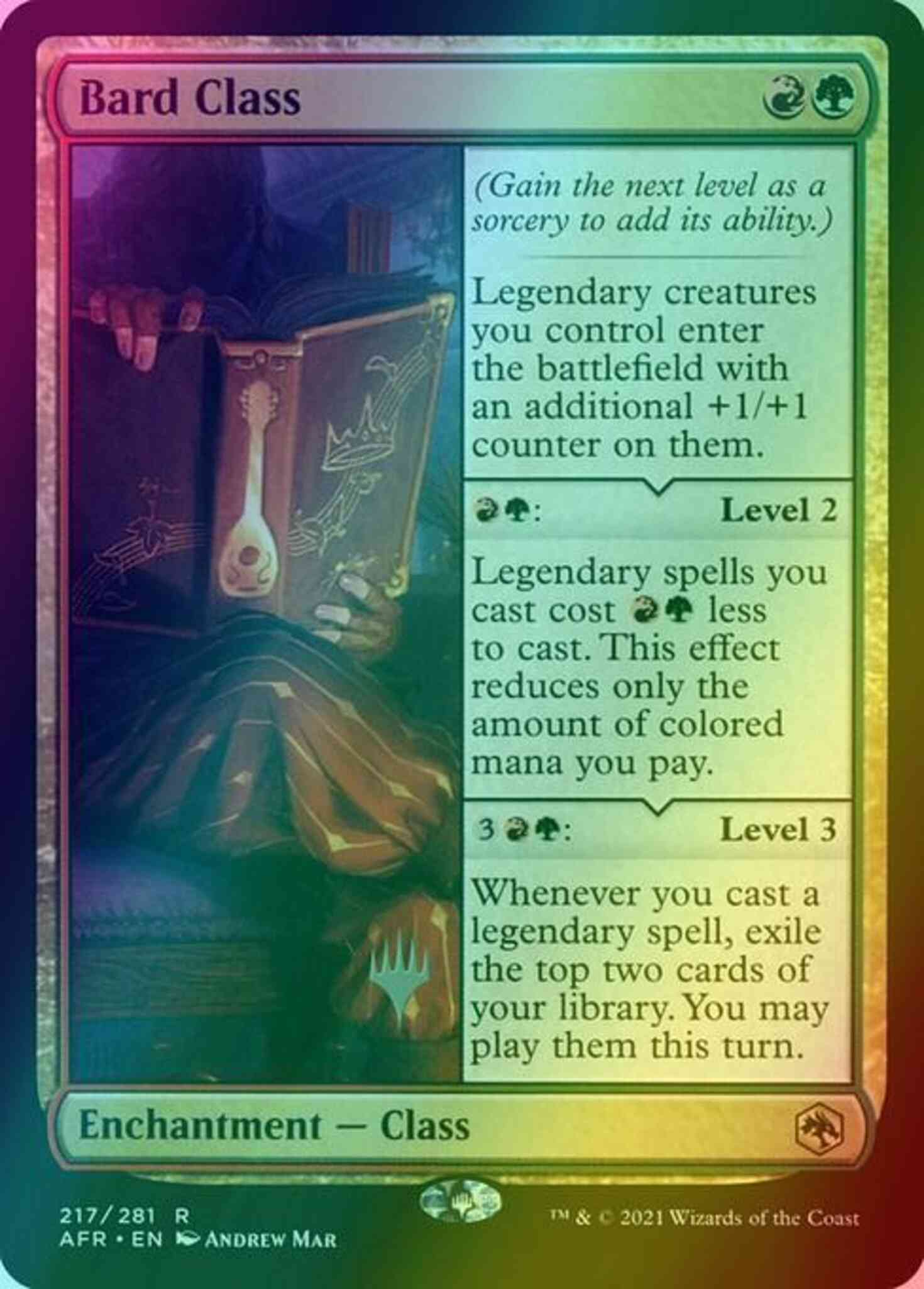 Bard Class [Promo Pack] [217p] [Adventures in the Forgotten Realms Promos] [Foil]