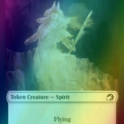 Bat Token (04) // Spirit Token (02) [Innistrad: Midnight Hunt: Tokens] [Foil]