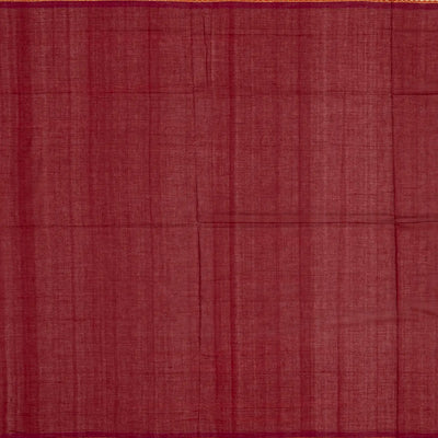 Light Green Handloom Orissa Cotton Saree With Mustard Tie & Dye Pallu