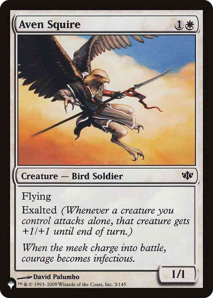 Aven Squire [CON-3] [The List] [Non-Foil]