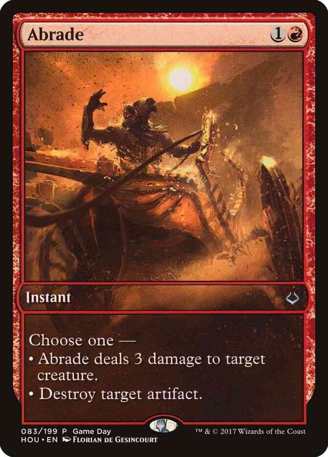 Abrade [83] [Hour of Devastation Promos] [Non-Foil]