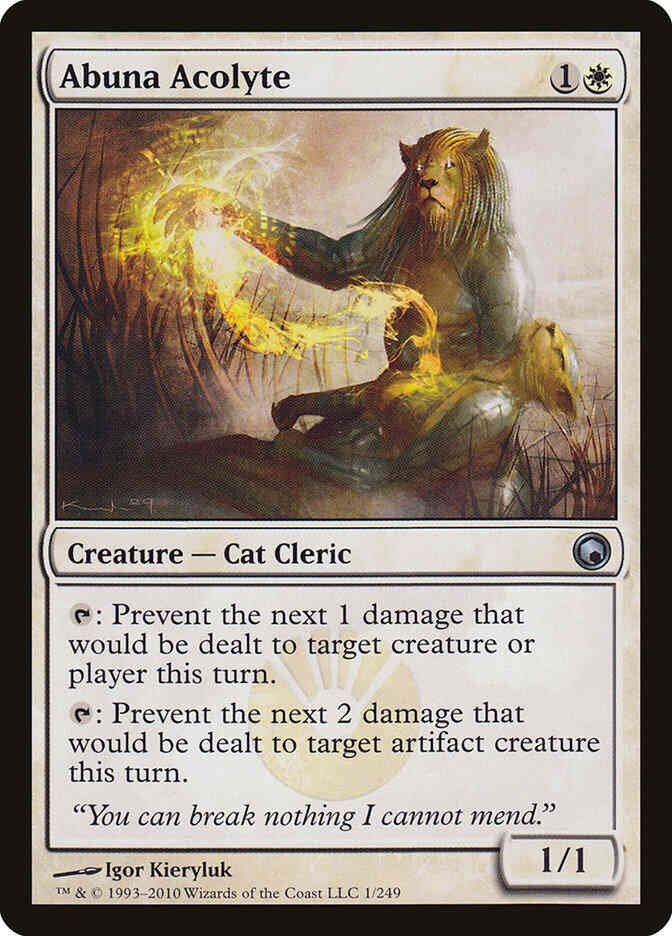 Abuna Acolyte [1] [Scars Of Mirrodin] [Non-Foil]