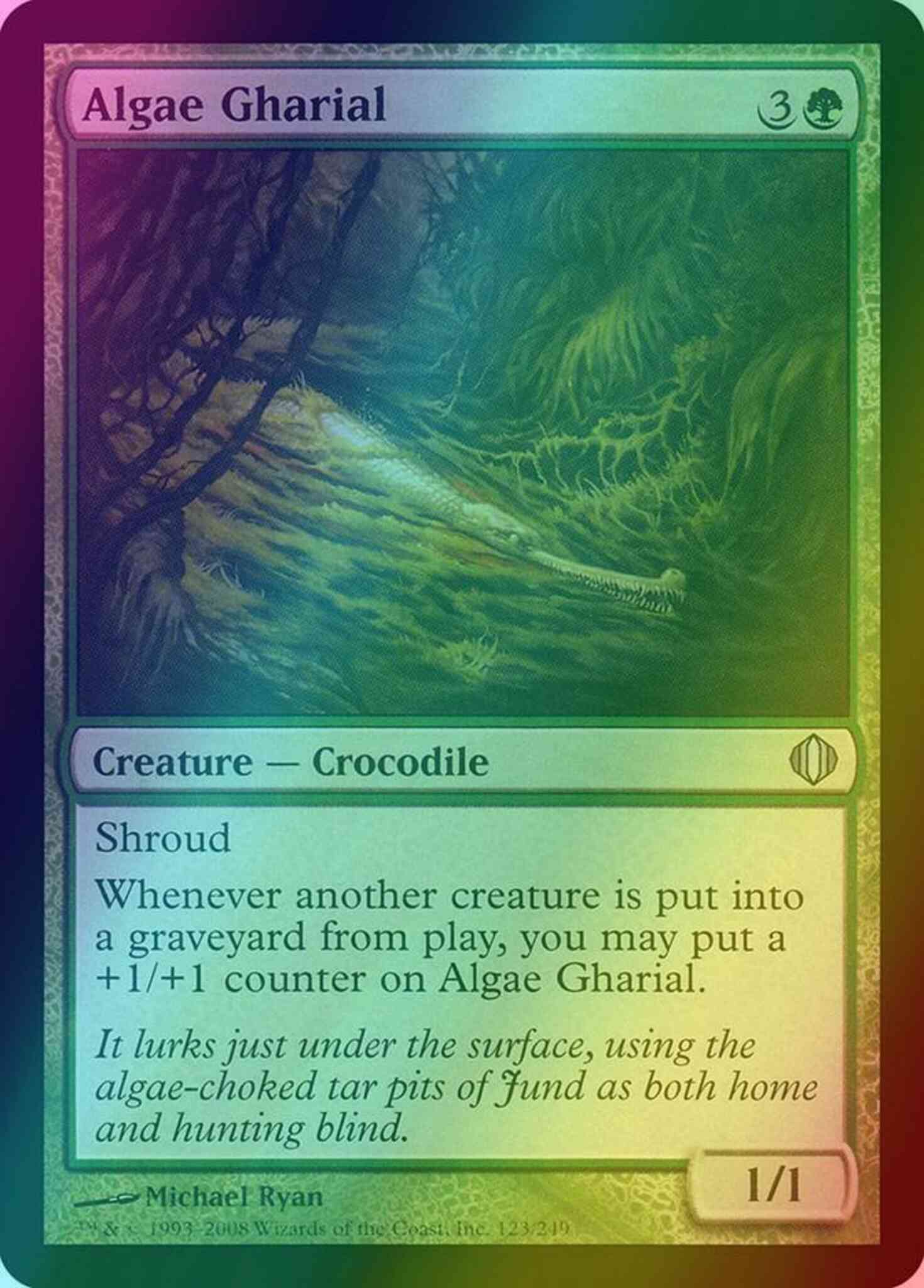 Algae Gharial [123] [Shards Of Alara] [Foil]