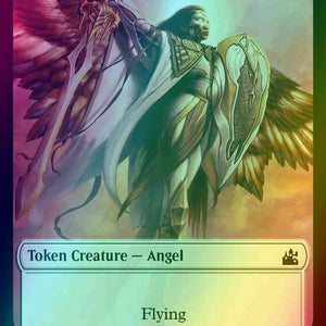 Angel Token (02) // Spirit Token (18) [Ravnica Remastered: Tokens] [Foil]