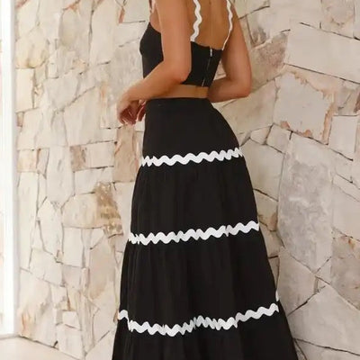 Leh Summer Set of Top with Skirt