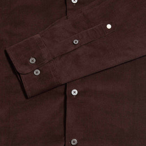 Peckham Rye Micro Cord Button Java Down Shirt