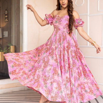 Alba Tier Cotton Dress