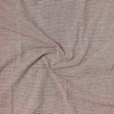 Brown - Jhiri Pure Handloom Cotton Precut Fabric (0.85 meter) 57