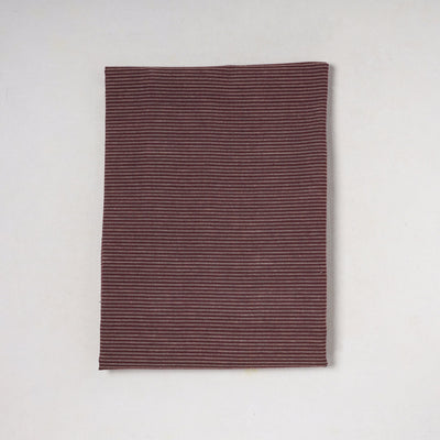 Brown - Jhiri Pure Handloom Cotton Precut Fabric (0.8 meter) 65