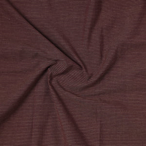 Brown - Jhiri Pure Handloom Cotton Precut Fabric (0.8 meter) 65