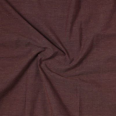 Brown - Jhiri Pure Handloom Cotton Precut Fabric (0.8 meter) 65