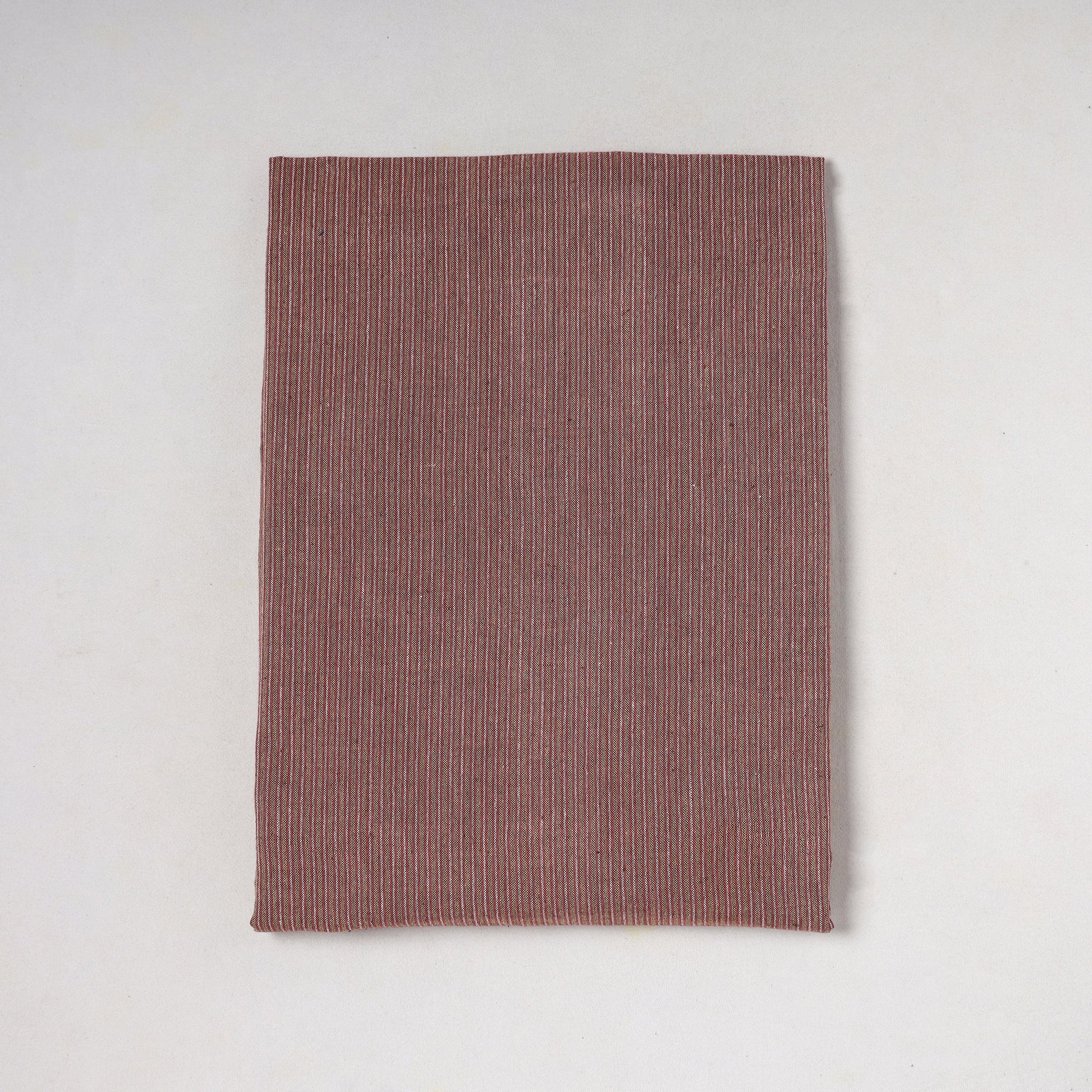 Brown - Jhiri Pure Handloom Cotton Precut Fabric (1.3 meter) 66