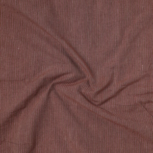 Brown - Jhiri Pure Handloom Cotton Precut Fabric (1.3 meter) 66