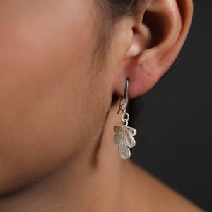 Authentic Kalinga Filigree Floral Sterling Silver Earrings 15