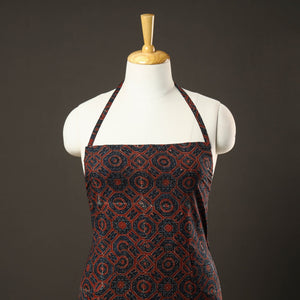 Ajrakh Block Printed Cotton Apron with Pocket 47