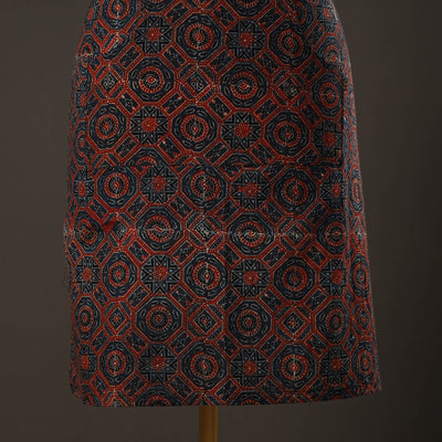 Ajrakh Block Printed Cotton Apron with Pocket 47