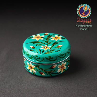 Banaras Handpainted Stainless Steel Multi Utility Container