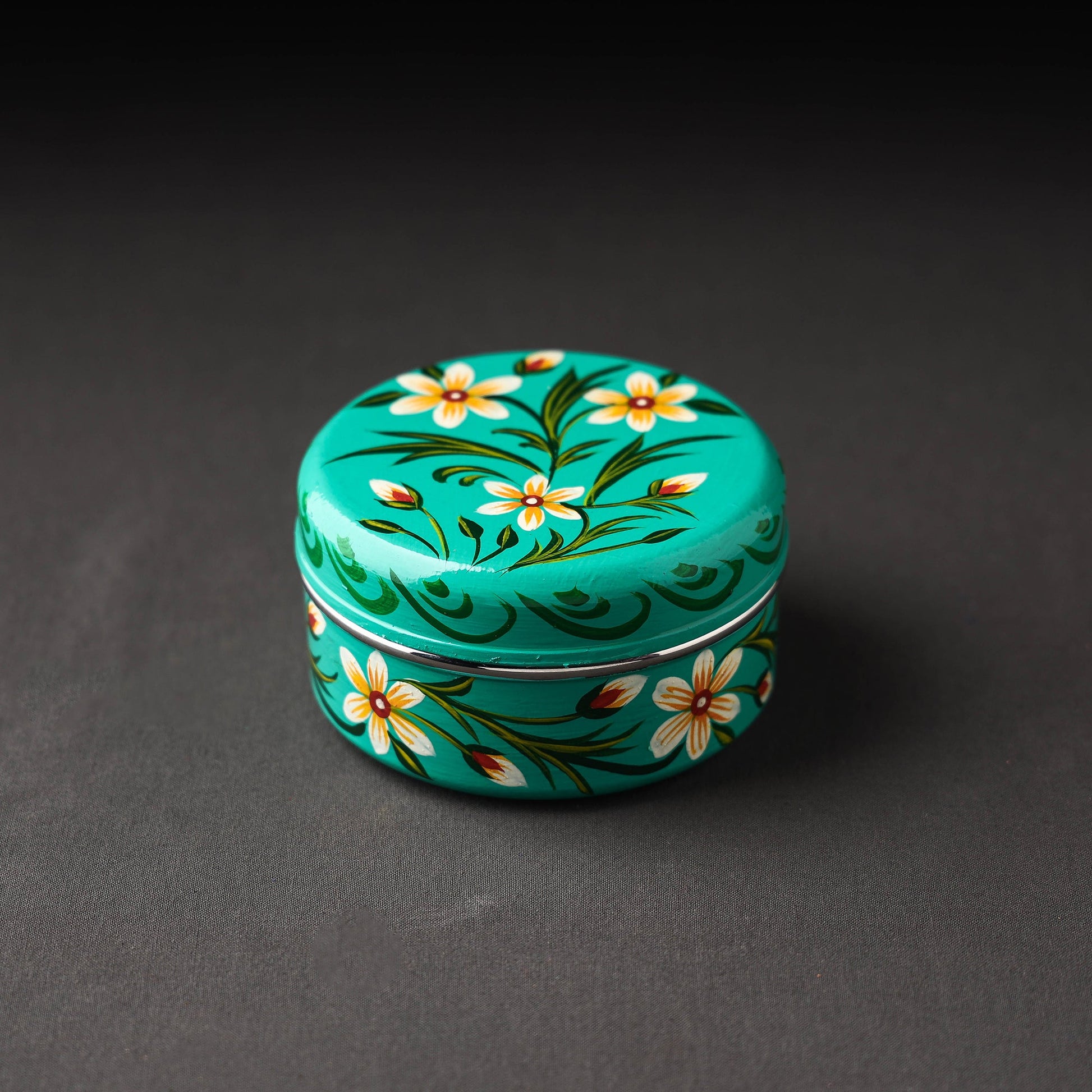 Banaras Handpainted Stainless Steel Multi Utility Container