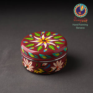 Banaras Handpainted Stainless Steel Multi Utility Container