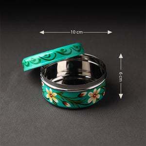 Banaras Handpainted Stainless Steel Multi Utility Container