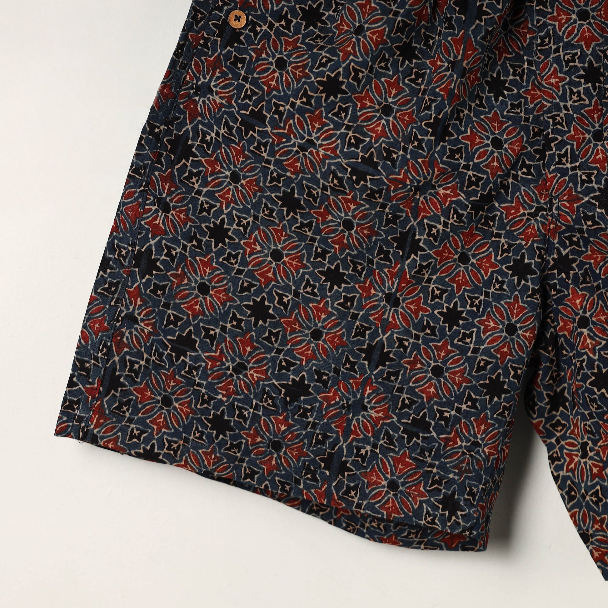 Ajrakh Block Printed Cotton Unisex Boxer/Shorts