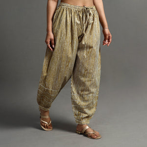 Brown - Gota Work Cotton Jaipur Afghani Salwar 13