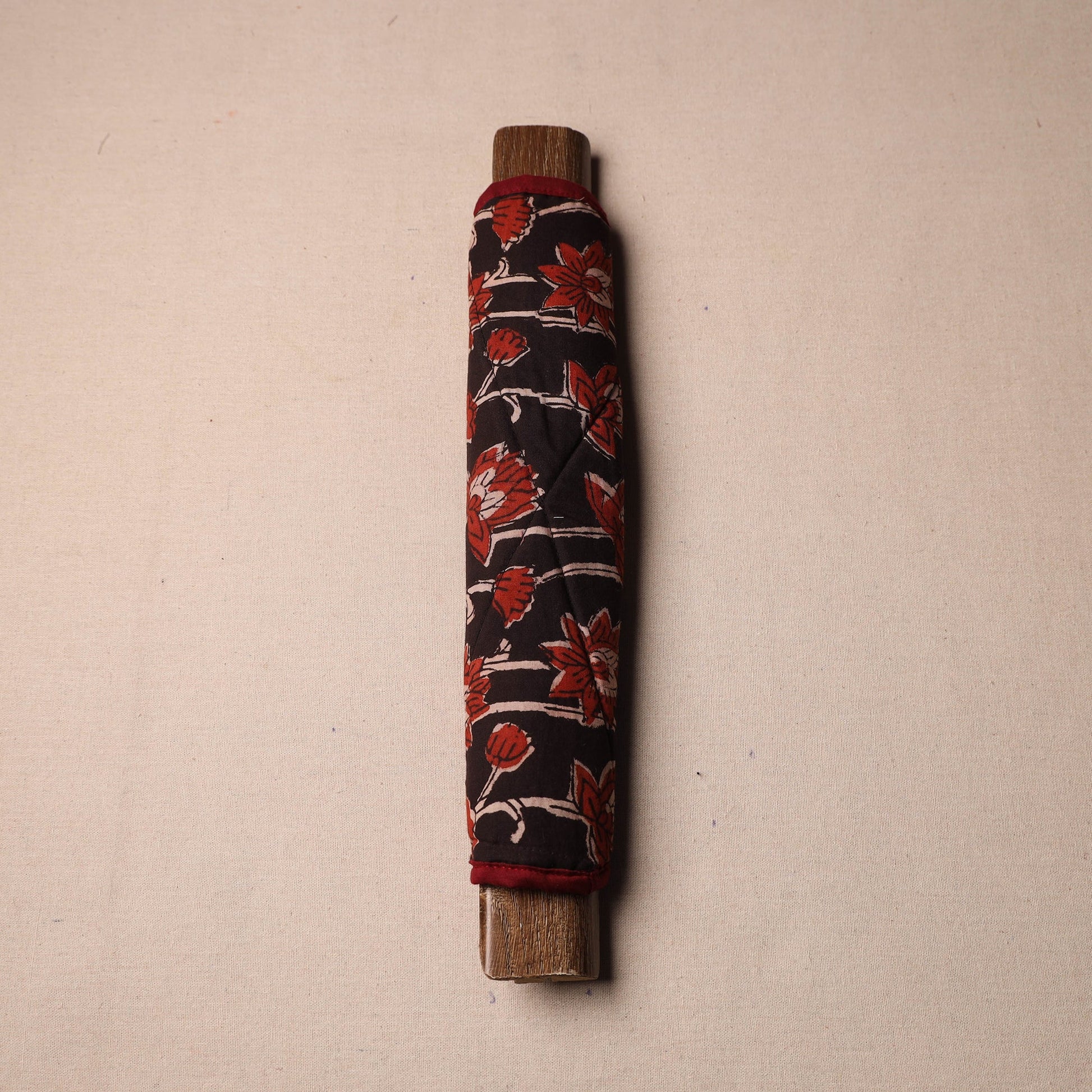 Black - Handmade Cotton Fridge Handle Cover 42