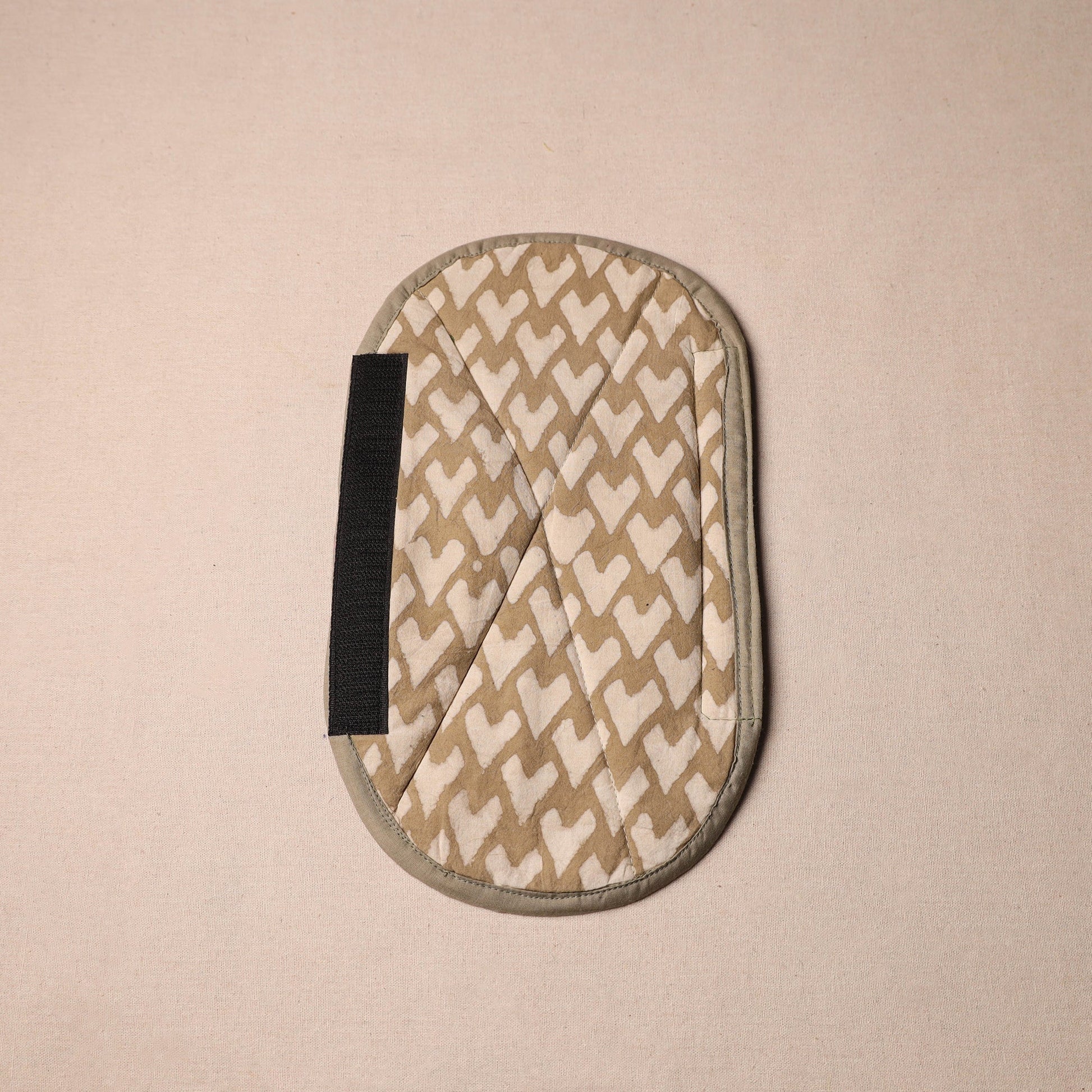 Brown - Handmade Cotton Fridge Handle Cover 01