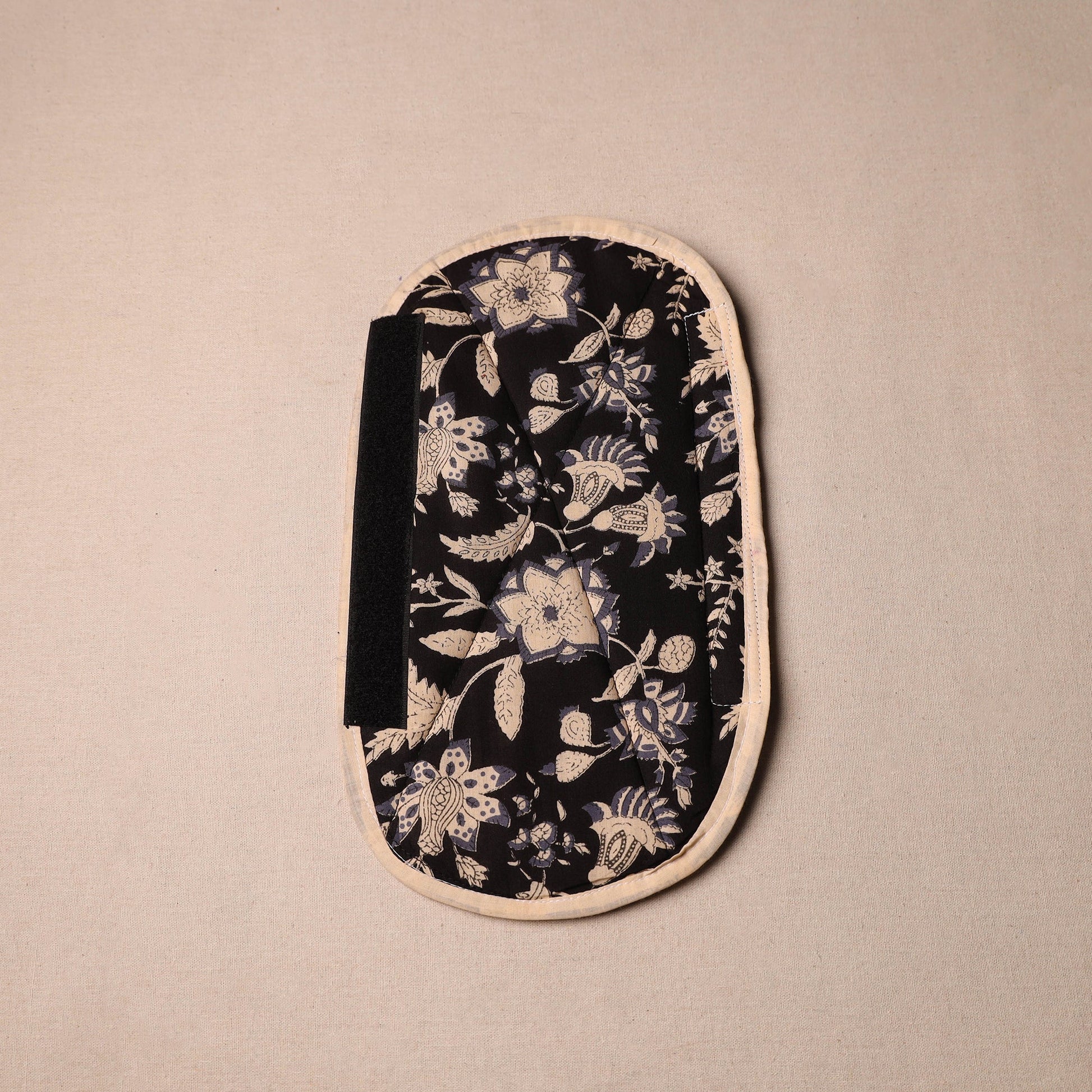 Black - Handmade Cotton Fridge Handle Cover 05