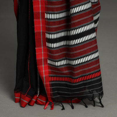 Black - Begampuri Handloom Cotton Saree