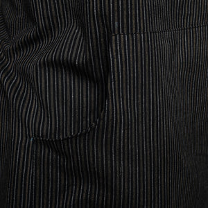 Black - Jhiri Handloom Cotton Apron with Pocket 18
