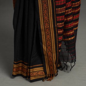Black - Begampuri Handloom Cotton Saree