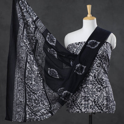 3pc Kutch Batik Printing Cotton Suit Material Set
