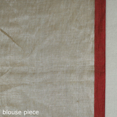 Beige - Bengal Fine Tissue Zari Saree 02