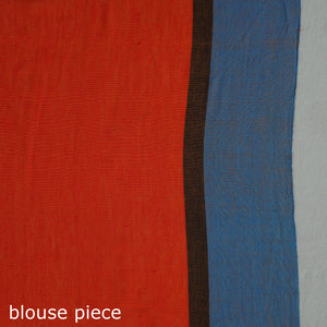 Brown - Bishnupur Pure Cotton Saree from Bengal 01