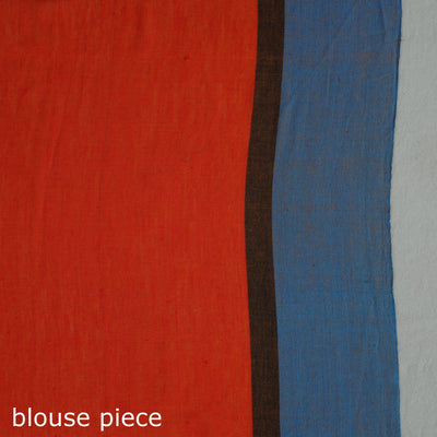 Brown - Bishnupur Pure Cotton Saree from Bengal 01