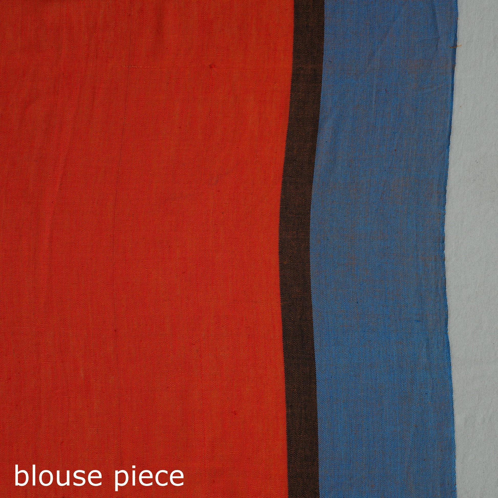 Brown - Bishnupur Pure Cotton Saree from Bengal 01
